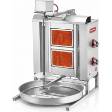 Silverinox Tüplü 2 Radyan Üstten Motorlu Döner Makinesi