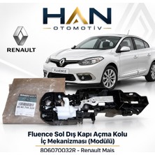 Motovex Mais Fluence Sol Dış Kapı Açma Kolu Iç Mekanizması (Modülü) 806070032R -Renault Mais