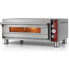 Silverinox Elektrikli Tek Kat 30 cm 4 Pizza Kapasiteli Pizza Fırını 220V