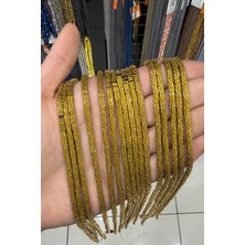 Uçar Doğal Taş Hematit Taşı Rondela Kesim Parlak Gold 4x1mm Doğal Taş Dizi