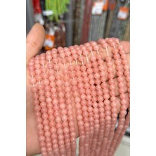 Uçar Doğal Taş Fosforlu Küre Kesim Parlak Pembe 6mm Doğal Taş Dizi