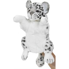 Hansa Creations Kar Leoparı El Kuklası Peluş 32 cm