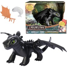 Dreamworks Dragons Sesli ve Işıklı Ejderhanı Nasıl Eğitirsin Interaktif Toothless Dişsiz Figür