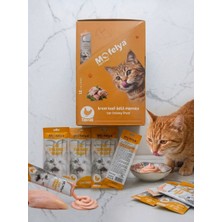 Mofelya Tavuklu Krem Kedi Ödül Maması 15GR 12*4'lü Paket 48 Adet