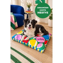 Studio RUE Evcil Hayvan Minderi - Desenli Çift Taraflı (Organizer Çanta Hediye)