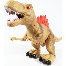 Birlik Oyuncak Yürüyen Sesli Işıklı Dinozor 30 cm Buhar Çıkartan Erkek Çocuklar İçin Eğlenceli Oyun