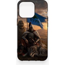 Vip Case iPhone 13 Pro Uyumlu Kıpçak Askeri Desenli Silikon Kılıf