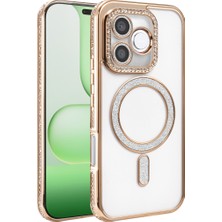 Twin Store Huawei Honor 600 Lite Joke Simli Magneticsafe Kılıf - Gold