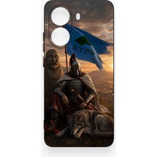 Vip Case Poco X7 Pro Uyumlu Kıpçak Askeri Desenli Silikon Kılıf