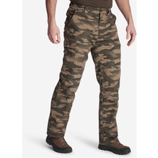 Decathlon Solognac Erkek Kışlık Kargo Kamuflaj Avcı Pantolonu 0 °c - Avcılık ve Doğa Gözlemi - 100