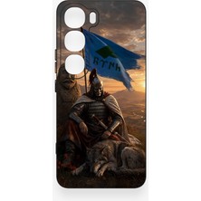 Vip Case Vivo V40 Lite 5g Uyumlu Kıpçak Askeri Desenli Silikon Kılıf