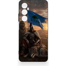 Vip Case Realme C65 Uyumlu Kıpçak Askeri Desenli Silikon Kılıf
