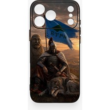 Vip Case iPhone 17 Pro Max Uyumlu Kıpçak Askeri Desenli Silikon Kılıf
