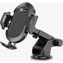 LinkTech H767 Universal Vantuzlu Klipsli Araç Içi Telefon Tutacağı