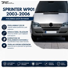 Brsplast Mercedes Sprinter W901 2003-2006 Krom Ön Panjur 6 Parça Paslanmaz Çelik