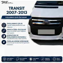 Ford Transit Uyumlu 2007-2013 Krom Ön Panjur 2 Parça Paslanmaz Çelik