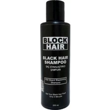 TeknoKapsül Block Hair Saç Koyulaştırıcı Siyahlaştırıcı Bakım Şampuanı 200ML