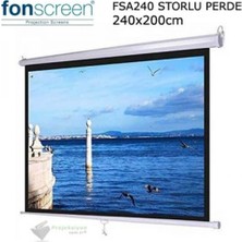 Fonsreen FSA240 Storlu 240X200CM Projeksiyon Perdesi