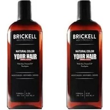 TeknoKapsül Belirtilmemiş Brickell Saç, Sakal Beyazlık Giderici Erkekler Üzerinde Etkili 237 ml x 2 Adet