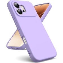 M.TK Moveteck Honor 600 Uyumlu Kılıf Lansman Kamera Korumalı Içi Kadife Yumuşak Renkli Silikon Mat Hisli Süet Liquid