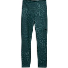 Puma Tad Essential Sptted High Waist 7/8 Kadın Yeşil Günlük Stil Tayt 52851569