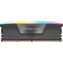 Corsair Corsaır 32GB (1X32) Vengeance Rgb 6000MHZ CL38 Ddr5 Xmp/expo Gri Single Kit Ram