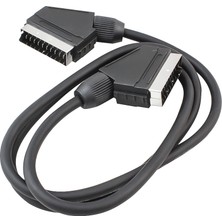 Temiz Pazar 3 Metre 7 mm Poşetli̇ Si̇yah Scart Scart Kablo