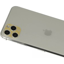 Elivora Apple iPhone 11 Pro Max Rainbow Kamera Lens Koruma Cam - Gold