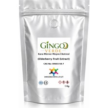 Gingo Kara Mürver Meyve Ekstresi (Toz) 1 kg