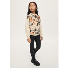 Mayoral Kız Çocuk Sweatshirt Tayt Takım Siyah 7763