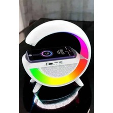 Timion Bluetooth Hoparlör Dijital Göstergeli Wireless Şarj Rgb Işıklı