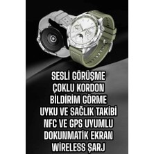 Timion Akıllı Saat Sesli Görüşme Uyku ve Sağlık Takibi Nfc Uyumlu