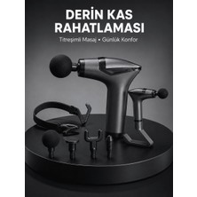 Timion Taşınabilir 3in1 Masaj Aleti Şarjlı Titreşimli Esneme Bantlı Yeni Nesil
