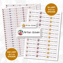 Mühürşah Isimli Deniz Keyfi Sticker - Suya Dayanıklı (256 Adet ) Kalem Suluk Defter Kitap Etiketi Kişiye Özel