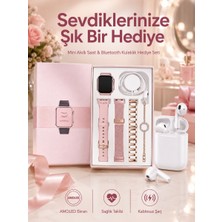 Timion 3 Kordonlu Dokunmatik Ekran Akıllı Saat ve 2.nesil Kablosuz Bluetooth Kulaklık Anc/enc