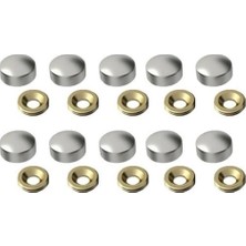Mey İthalat Mey Ithalat® Krom Vida Tapası 13 mm 10 Adet