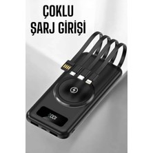 Mey İthalat Mey Ithalat® 10.000 Mah Powerbank 4 Portlu Hızlı Şarj Dijital Göstergeli