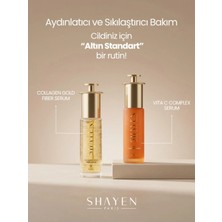Shayen Paris Aydınlatıcı ve Sıkılaştırıcı 2'li Serum Seti - Collagen Gold Fiber Serum ®️ + Vita C Complex ®️ , ( Fermante Çoklu Complex C Vitamini Serumu )