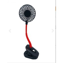 Pileli Store Portatif Işıklı Mini Klipsli Fan