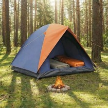 Pileli Store 4 Kişilik Manuel Kurulum Gölgelikli Kamp Çadırı – Aile, Doğa, Piknik ve Outdoor 200X200X135 cm