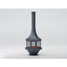 Schömne Sekizgen Model Orta Şömine 100X100
