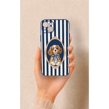 Vip Case iPhone 14 Plus/15 Plus Uyumlu Sevimli Köpek Desenli Silikon Kılıf
