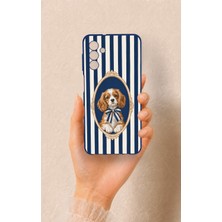 Vip Case Samsung A04S Uyumlu Sevimli Köpek Desenli Silikon Kılıf