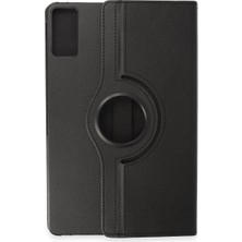 Mey İthalat Mey Ithalat®  Redmi Pad Se Kılıf 360 Tablet Deri Kılıf - Siyah