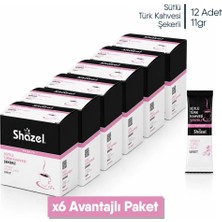 Shazel Sütlü Türk Kahvesi Şekerli x 6 Adet