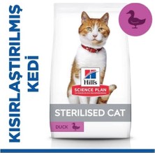 Hill's Hills Ördekli Kısırlaştırılmış Yetişkin Kedi Maması 1,5 kg
