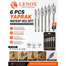 Lenox 6 Parça Yaprak Matkap Ucu Seti