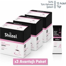 Shazel Sütlü Türk Kahvesi Şekerli x 3 Adet