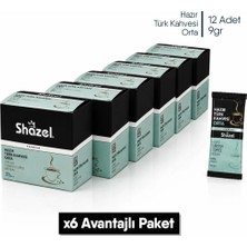 Shazel Hazır Türk Kahvesi Orta x 6 Adet