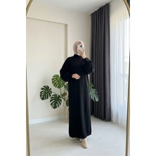 Beyome Kadın Triko Örgü Elbise Uzun Kollu Maxi Boy Rahat Kesim Standart Beden 38 40 42 44 46 48 50 Uyumlu